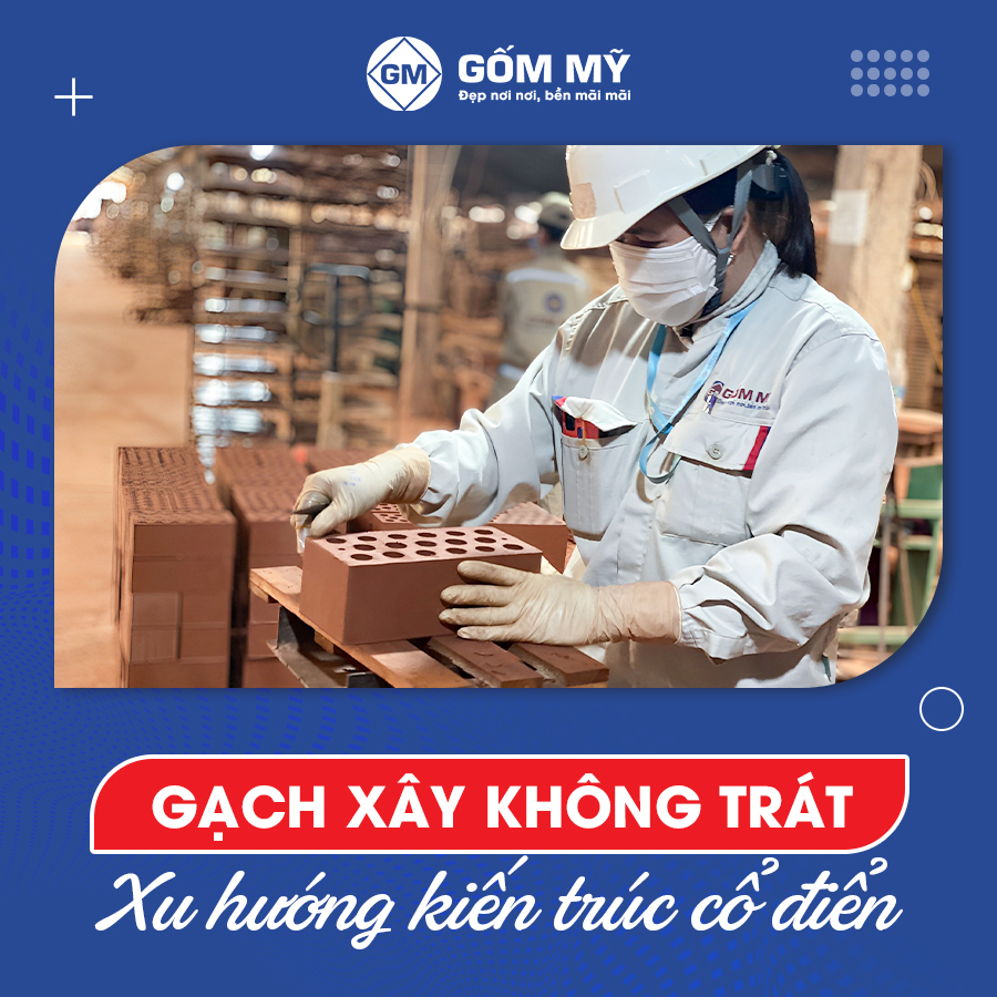 gạch xây không trát
